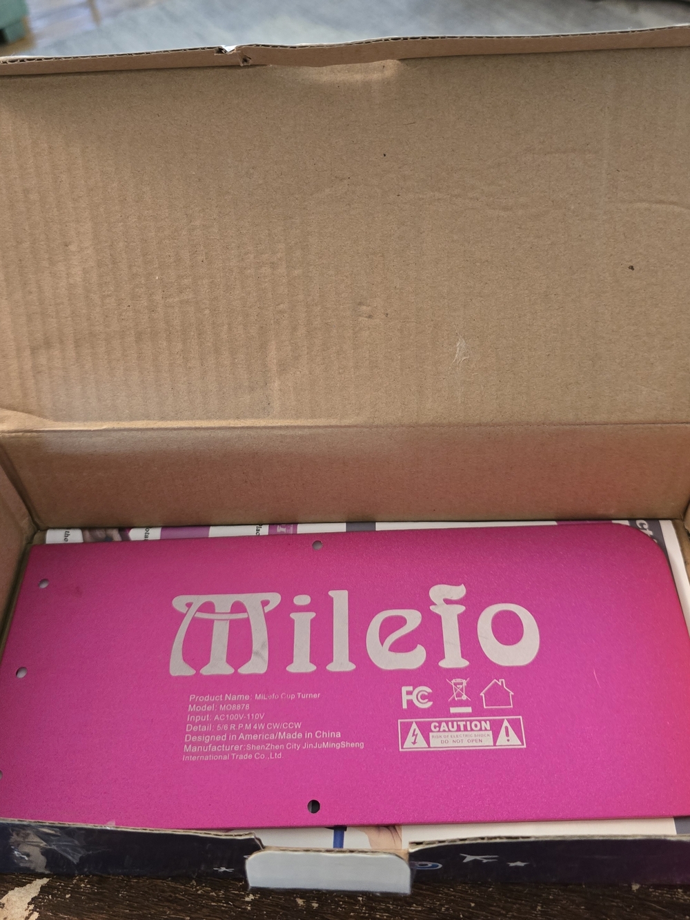 Milefo Cup/Tumbler Turner Pink Model M08878 NIB